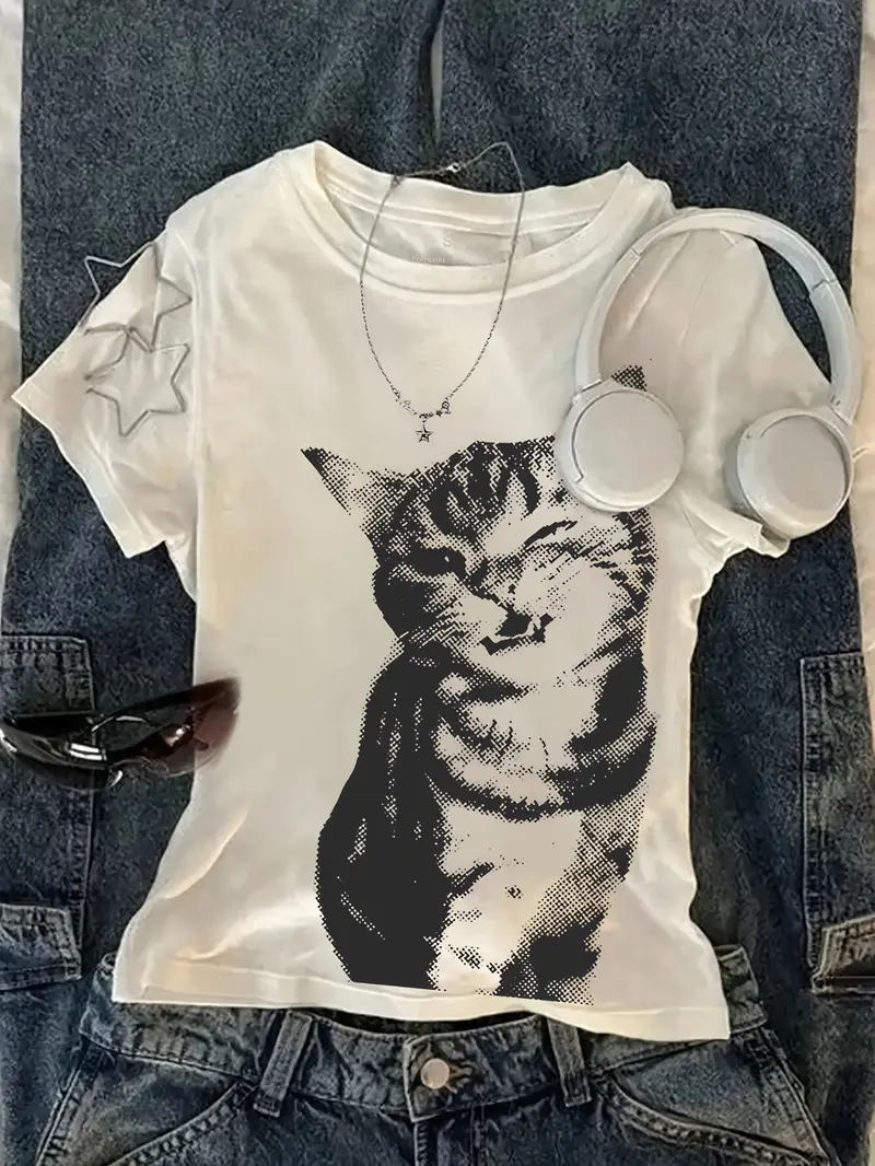 Graphic Tee Oversized - Summer Harajuku Letter Graphic T Shirts