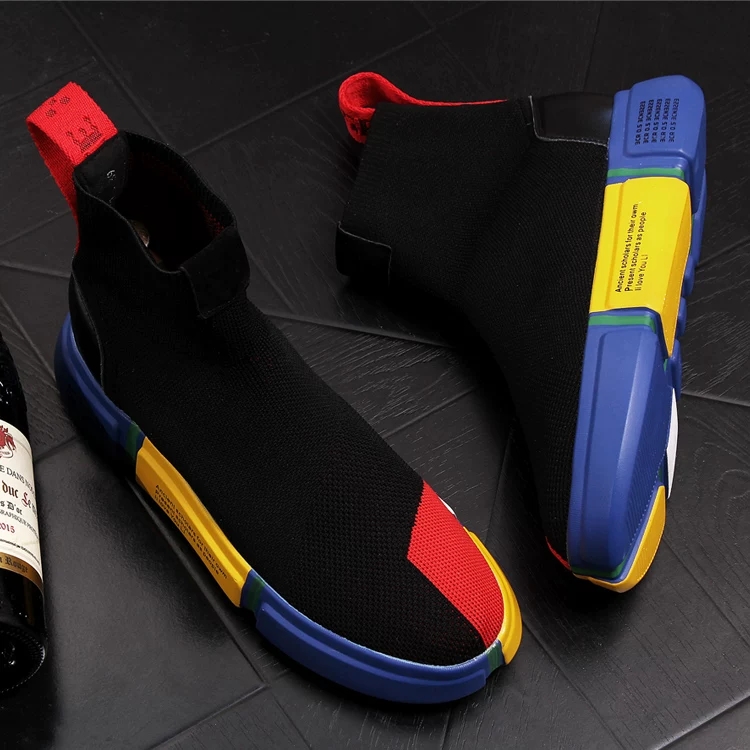 Socks Ankle Men - 2026 New Men's Black Sock Sneakers
