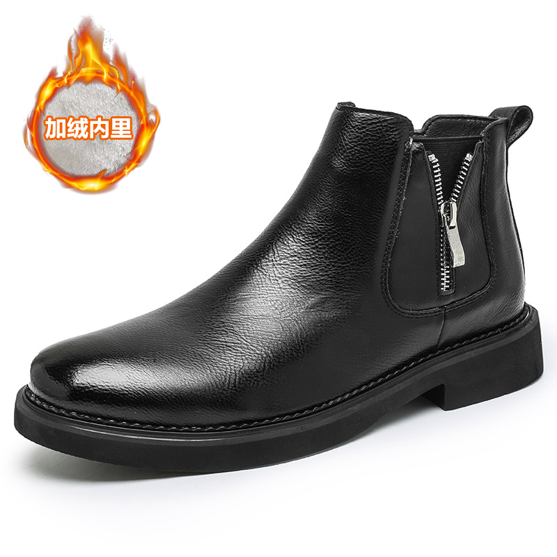 Mens Fashion Winter 2025 - 2025 Winter Genuine Leather Shoes Mens