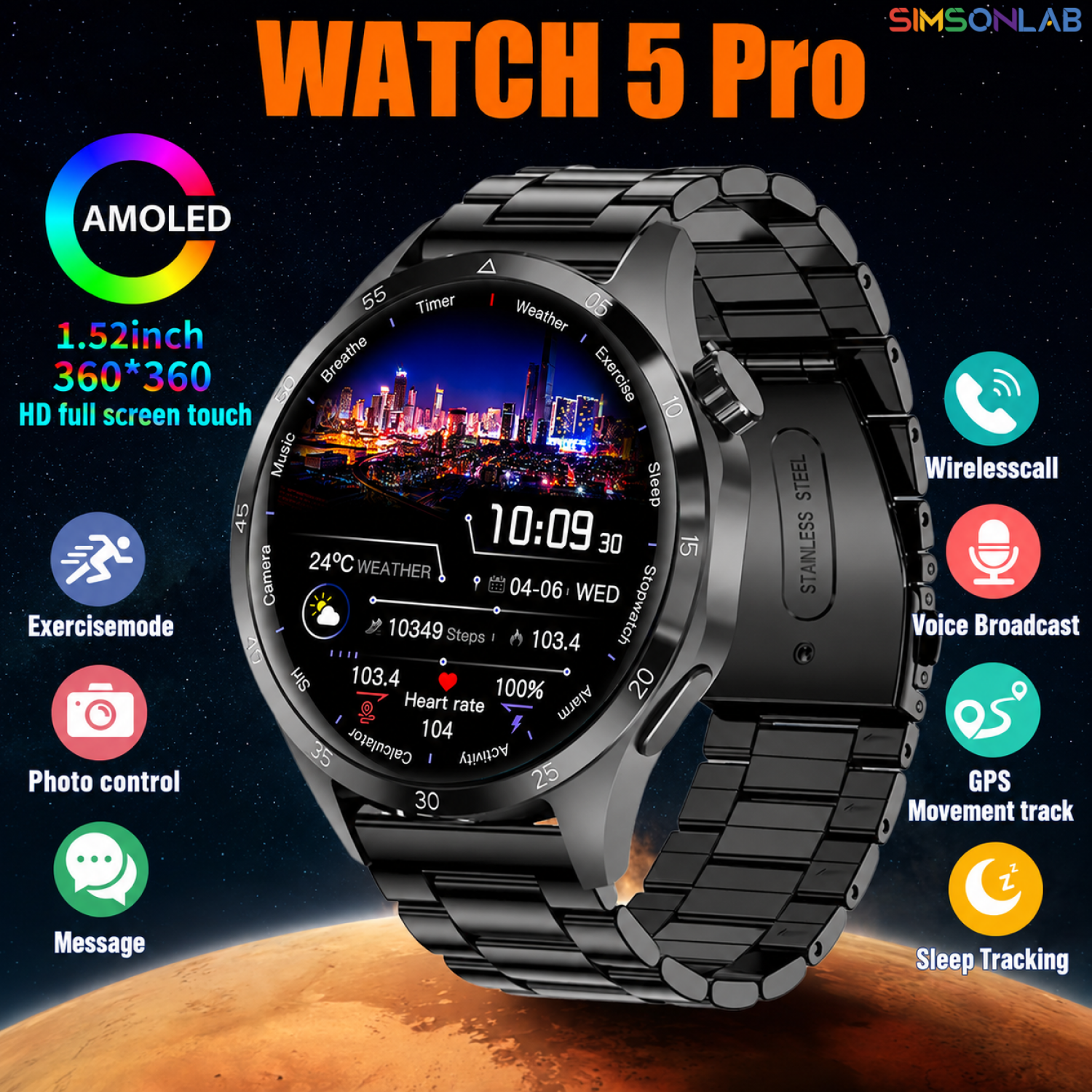 Men'S Fashion Looks 2026 - 2026 Watch 5 Pro GPS Track