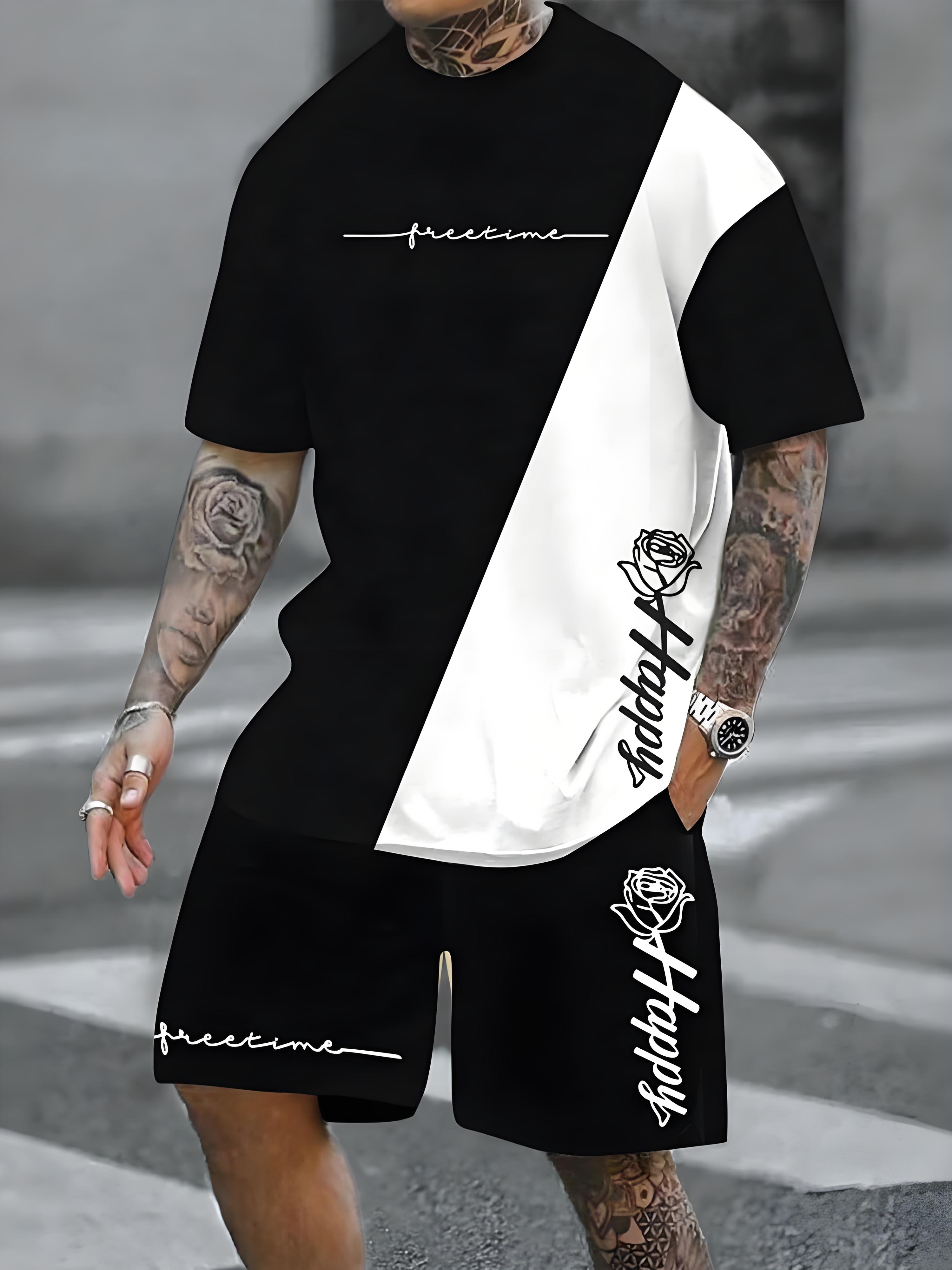 Men'S Fashion Plus - New Plus Size Men's T-shirt And