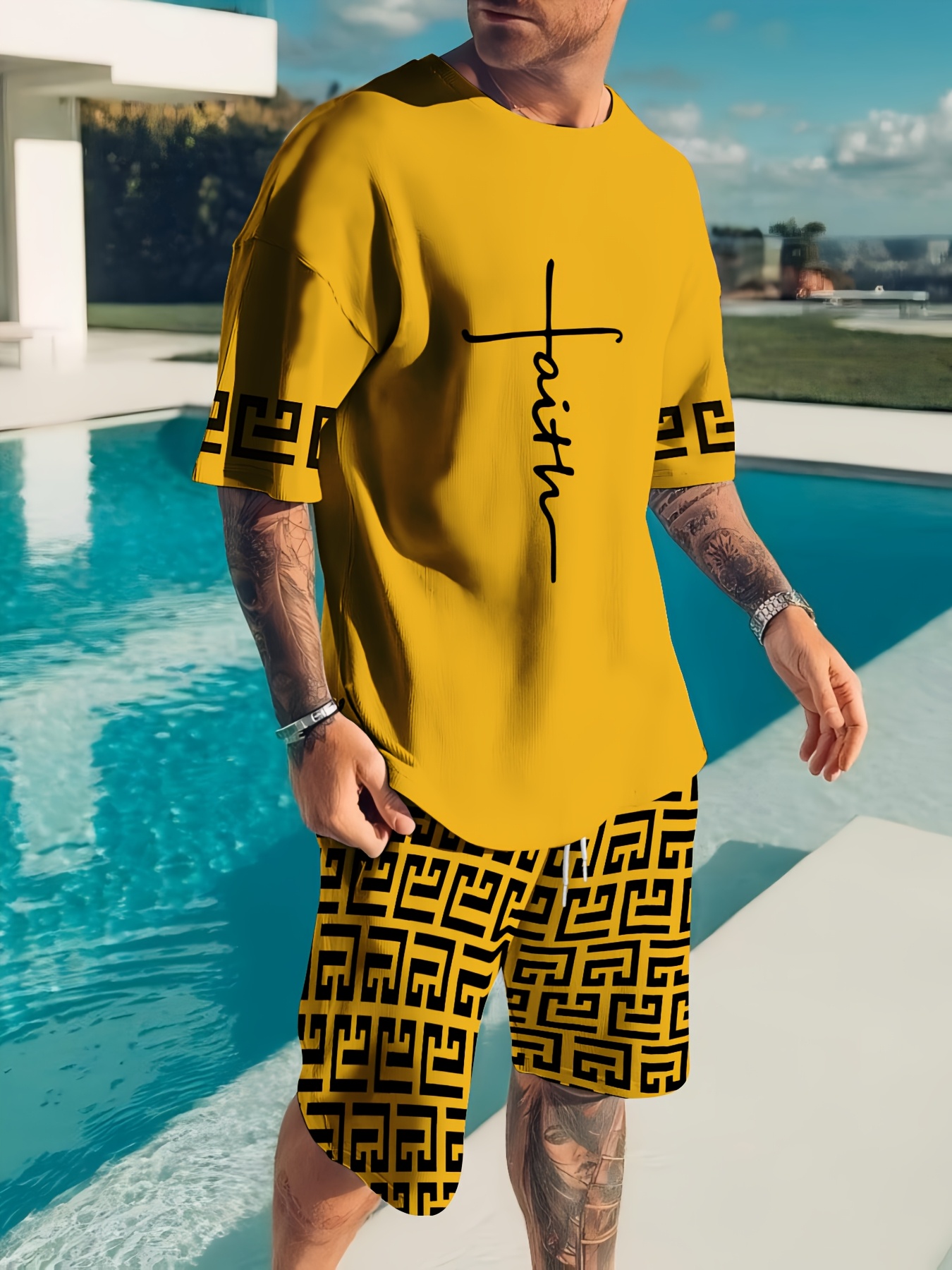 Mens Fashion Modern - 3D Printing Men's Casual Fashion Trend