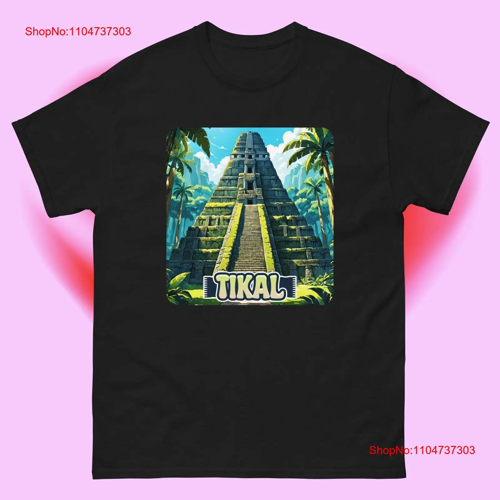Men'S Fashion Guatemala - Tikal Guatemala T Shirt vintage Washed