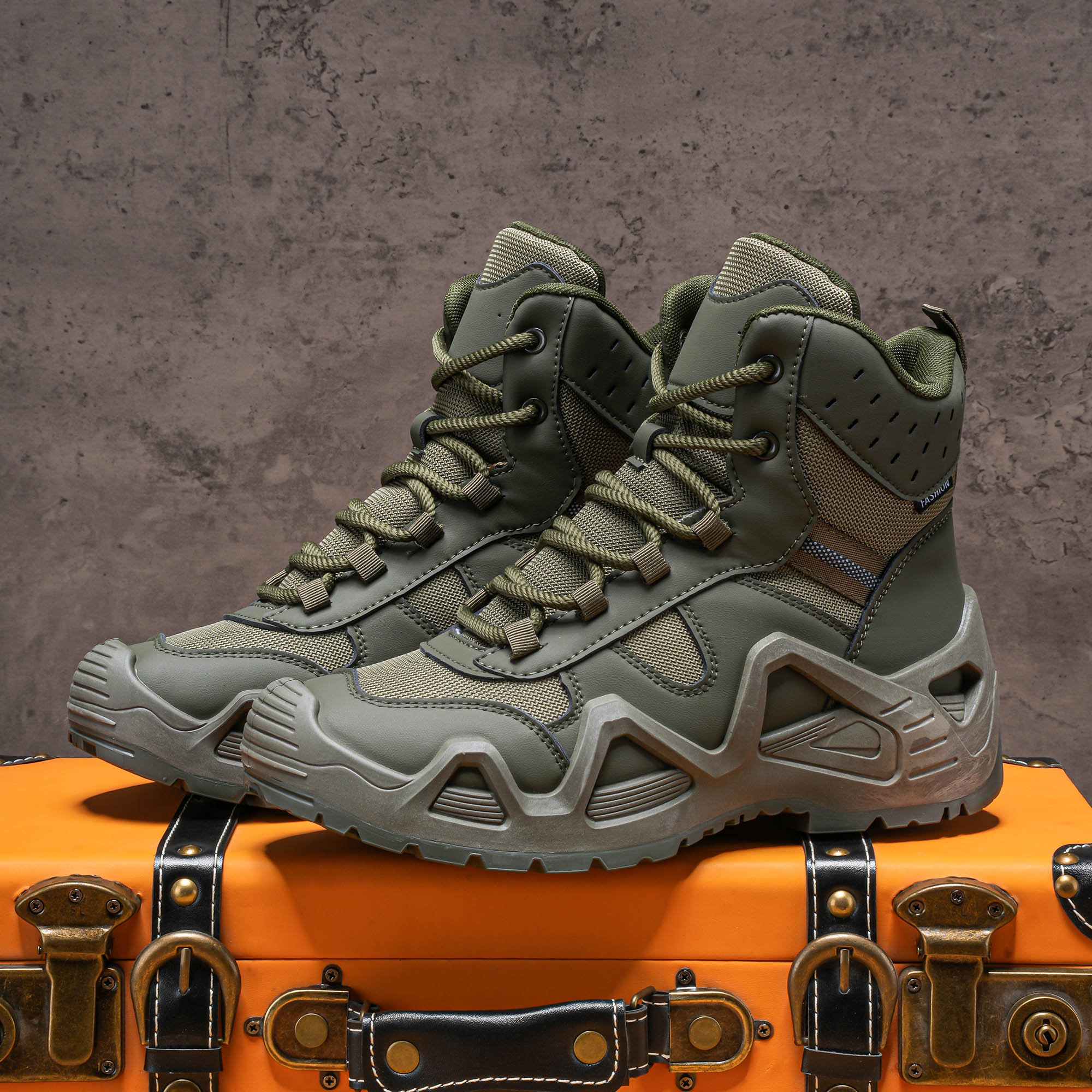 Men'S Fashion Footwear - Men's high top boots, hiking boots,