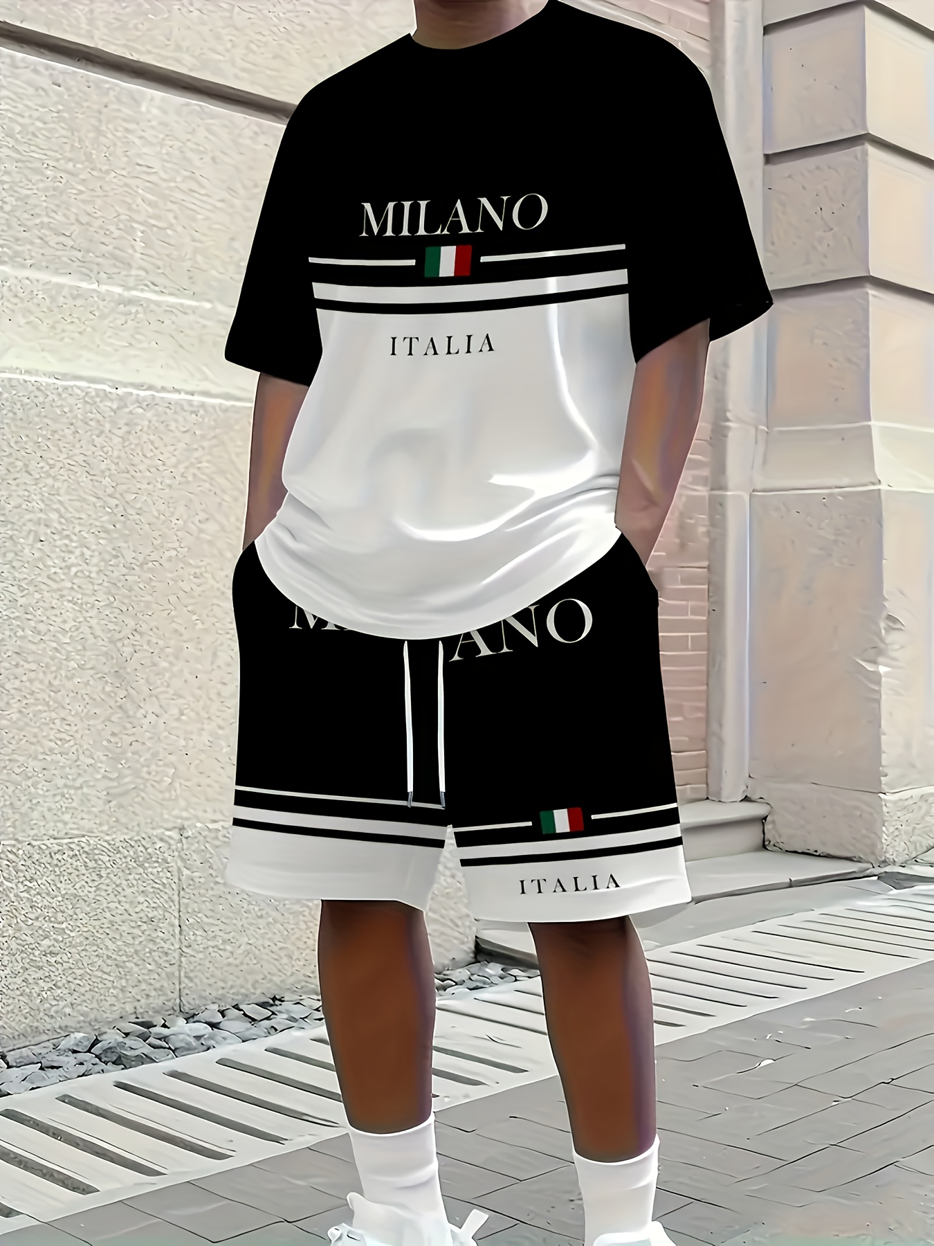 Men'S Fashion Brands - 2026 Summer New Men's Short-Sleeved Set