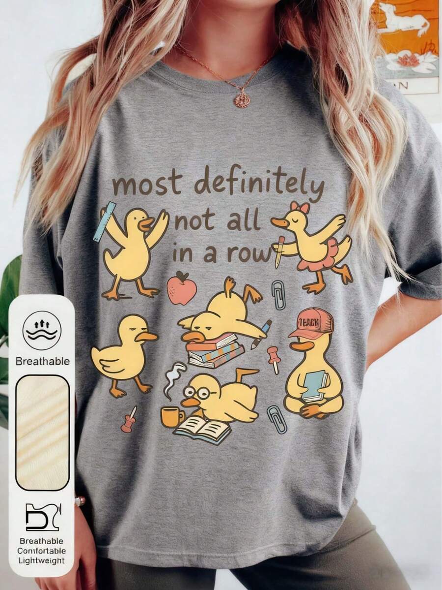 Graphic Tee Oversized - Oversized Short Sleeve Graphic Tee With