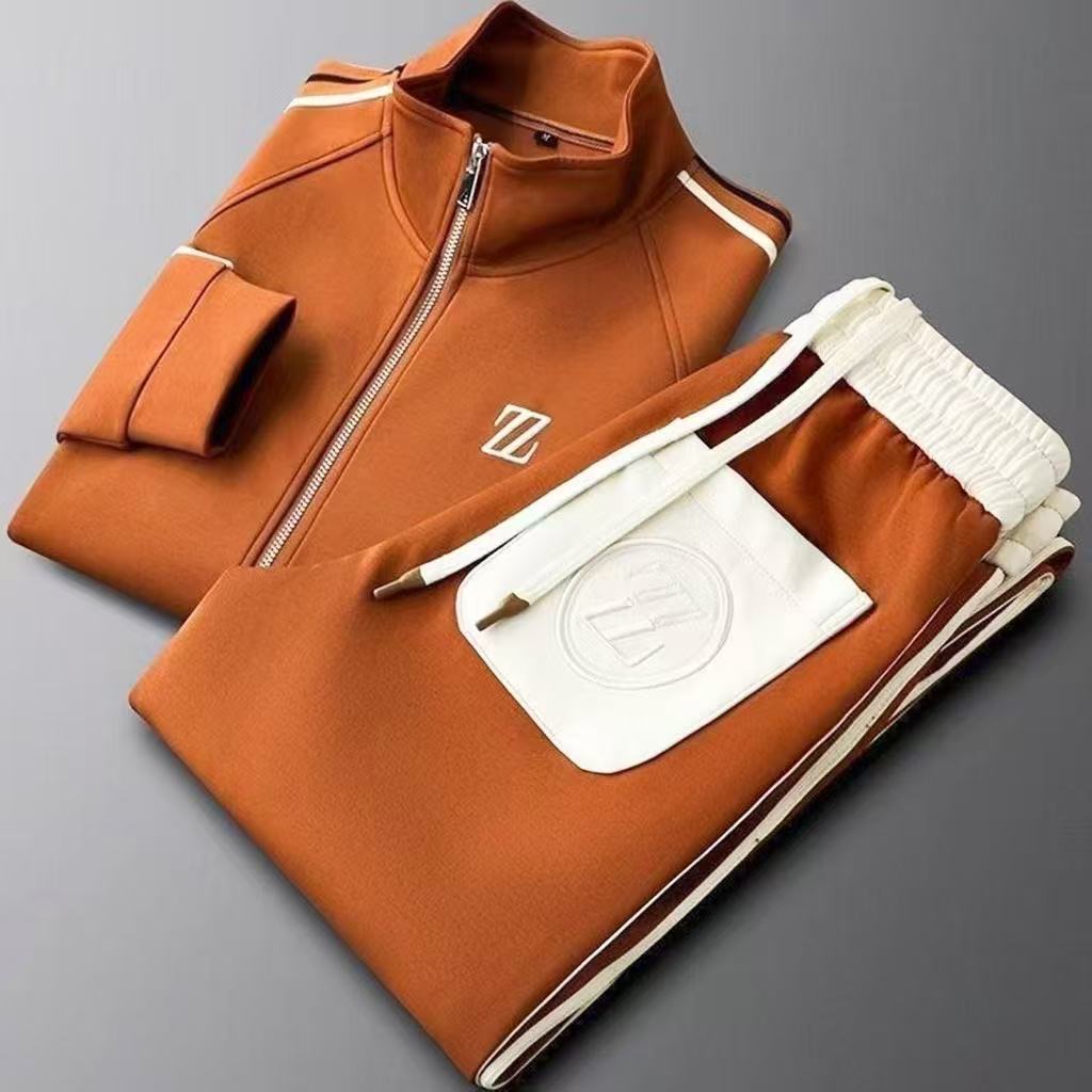 Mens Fashion Suits - 2026 men tracksuit Sportswear Suit Men's
