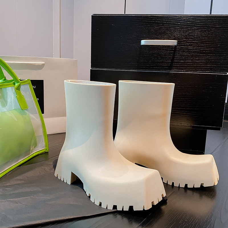 New Fashion Square Toe Thick S - Men'S Fashion Brands ulasan dan harga