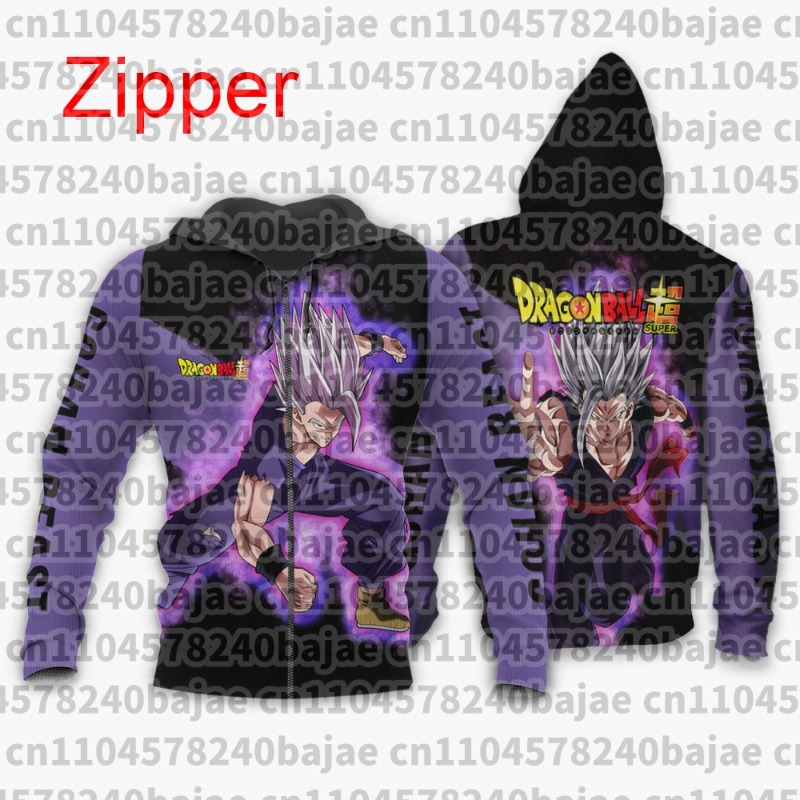 Dragon Ball Gohan Men Zipper H - Men'S Fashion Zipper Hoodie ulasan dan harga