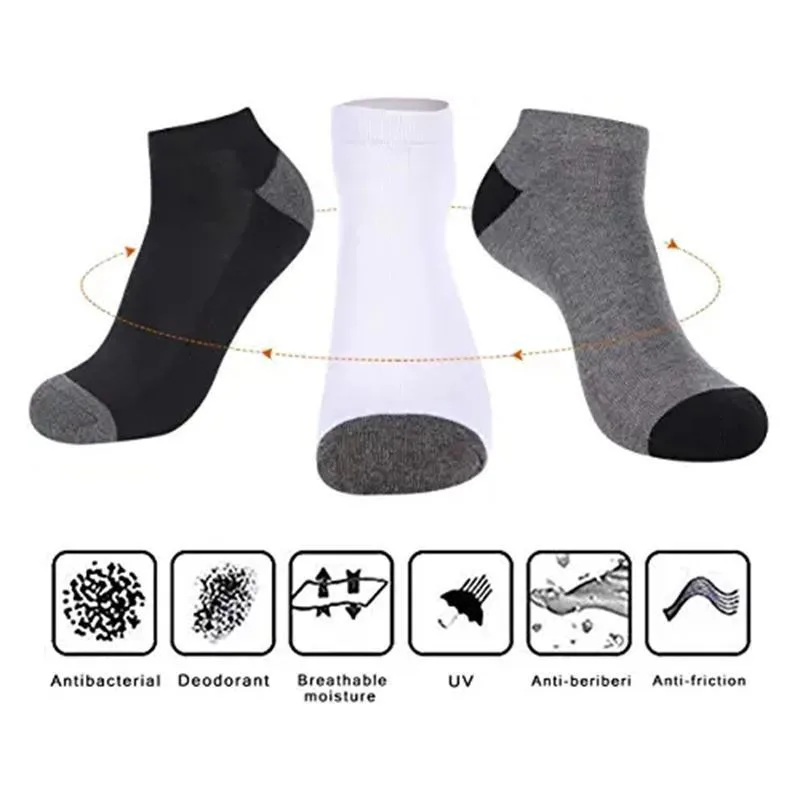 2026 Men's Color Block Boat So - Socks Ankle Men ulasan dan harga