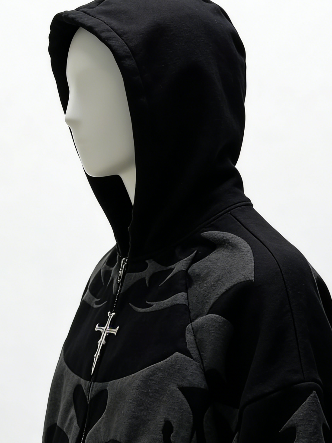 Spring New Foam Print Street D - Mens Fashion Quarter Zip ulasan dan harga