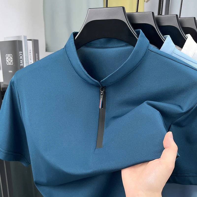 Mens Fashion Short Sleeve Polo - Mens Fashion Quarter Zip ulasan dan harga