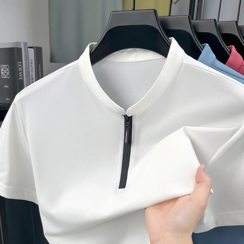Mens Fashion Short Sleeve Polo - Mens Fashion Quarter Zip ulasan dan harga
