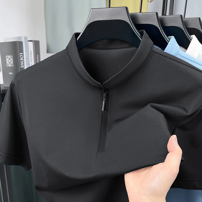 Mens Fashion Short Sleeve Polo - Mens Fashion Quarter Zip ulasan dan harga