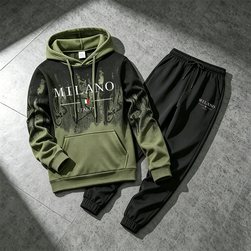 Italy Fashion Sportswear 2pcs  - Mens Fashion Suits ulasan dan harga