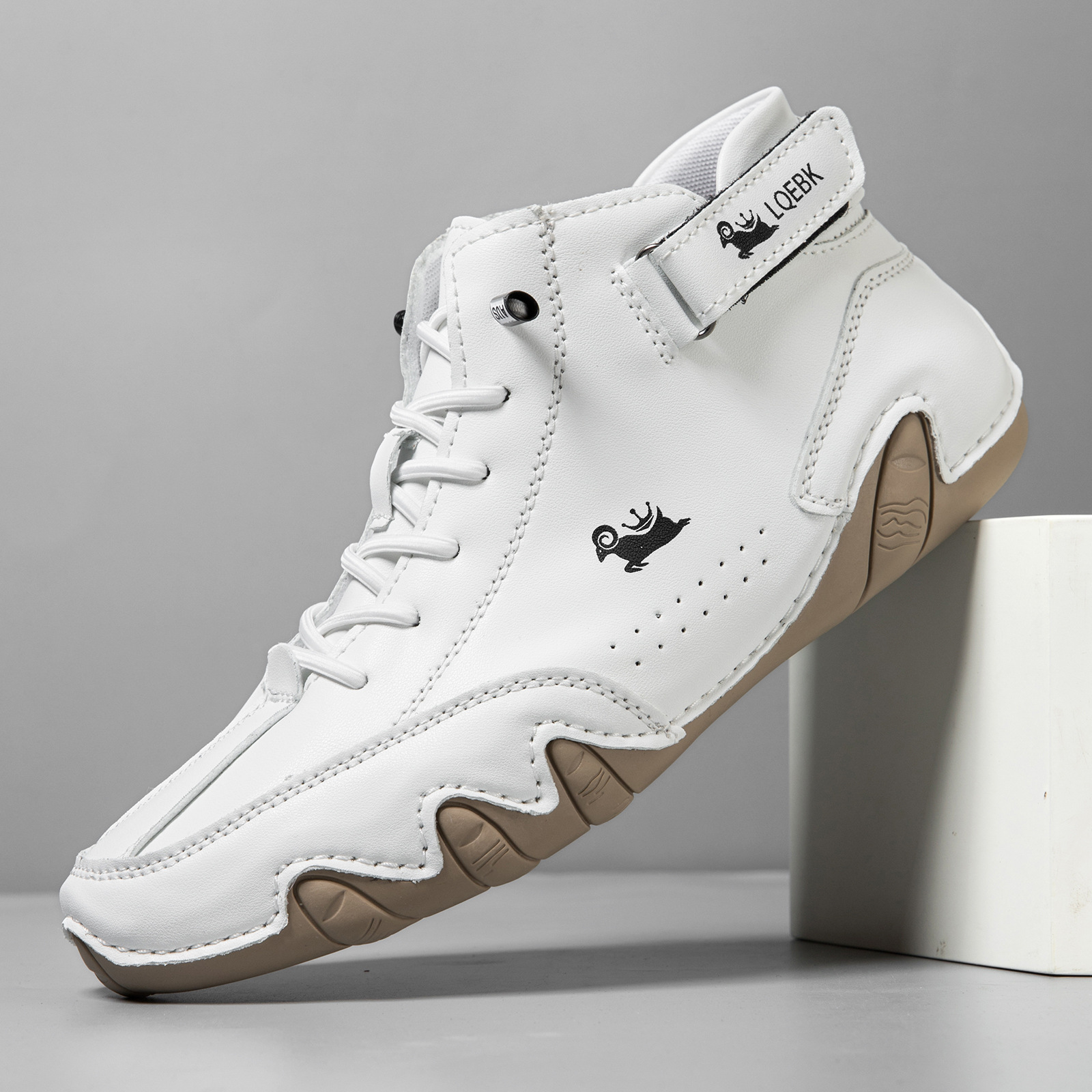 Leather Casual Shoes Sneakers  - Men'S Fashion Footwear ulasan dan harga