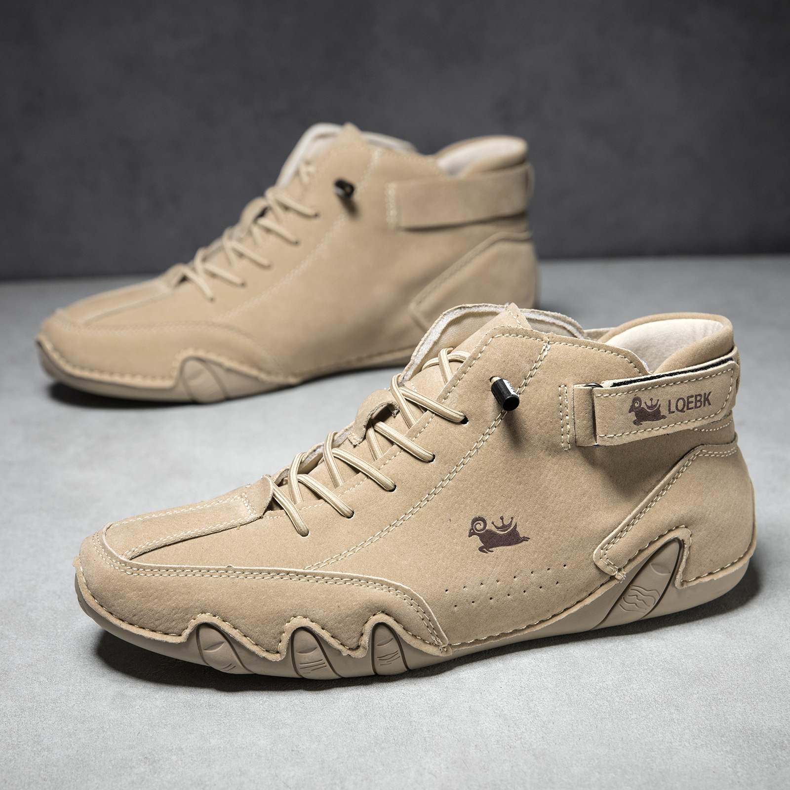 Leather Casual Shoes Sneakers  - Men'S Fashion Footwear ulasan dan harga