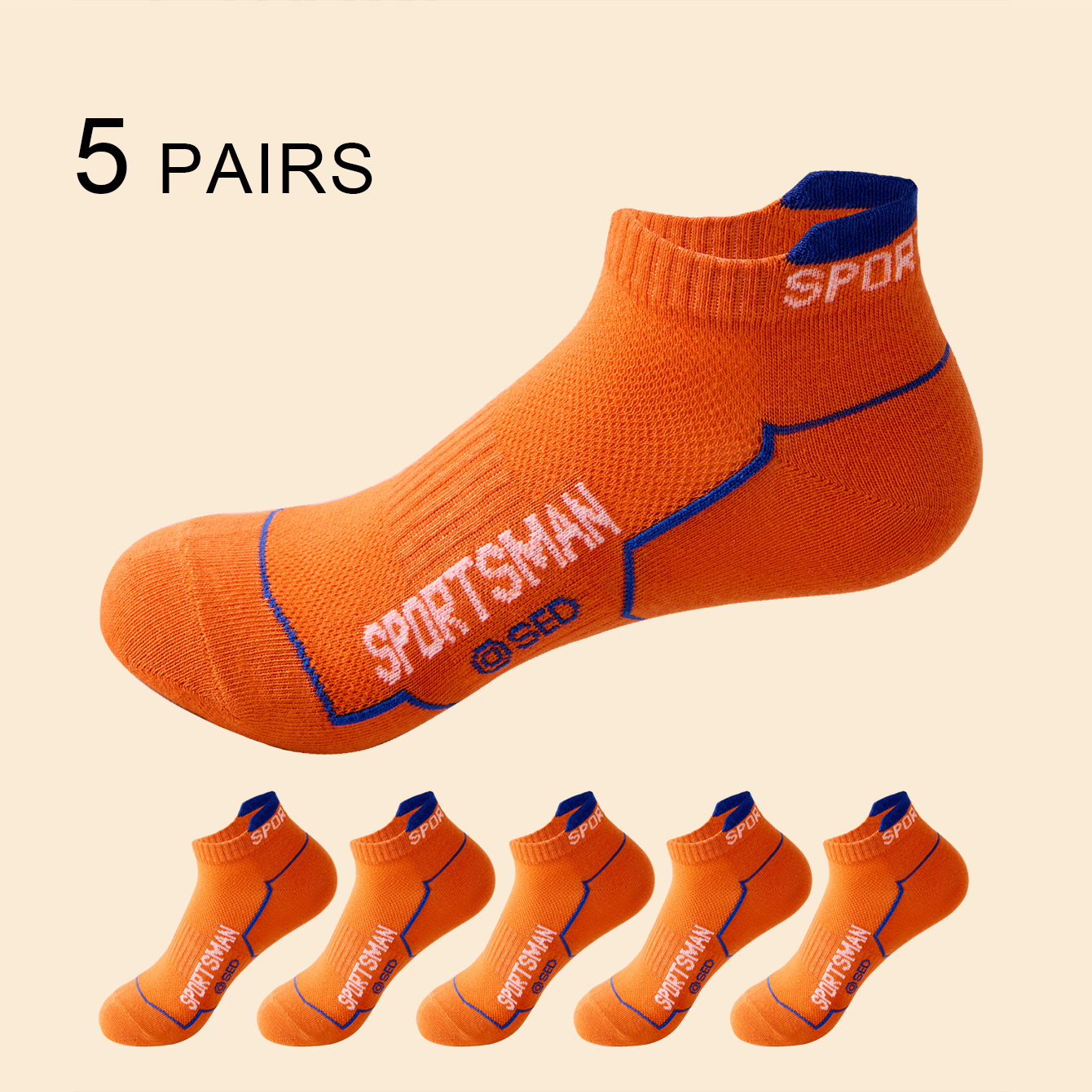 5 Pairs High Quality Men's Sum - Socks Ankle Men ulasan dan harga