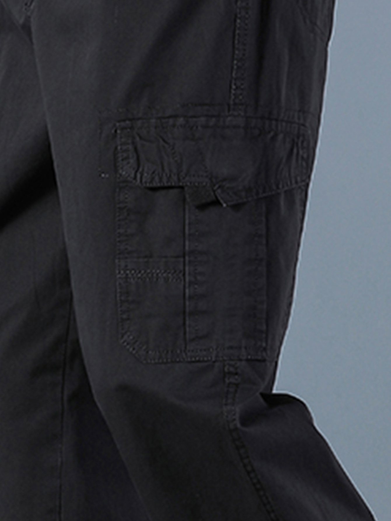 Men's 100% Cotton Straight Bla - Cargo Jogger Pants ulasan dan harga