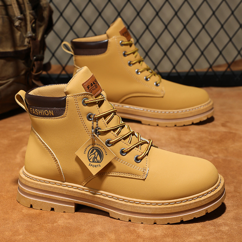 Men High Top Boots 2025 Autumn - Mens Fashion Winter 2025 ulasan dan harga