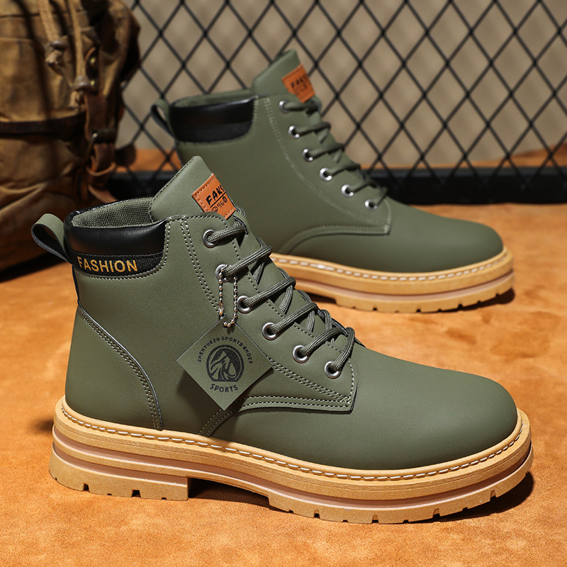 Men High Top Boots 2025 Autumn - Mens Fashion Winter 2025 ulasan dan harga