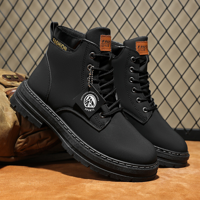 Men High Top Boots 2025 Autumn - Mens Fashion Winter 2025 ulasan dan harga