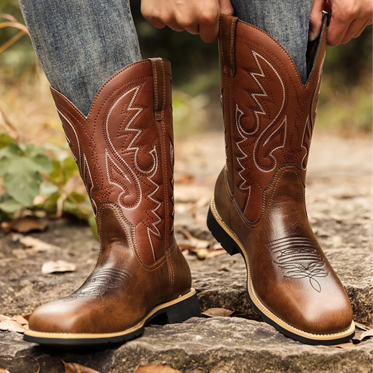 Men's Mid-calf Boots Fashion H - Mens Fashion Winter 2025 ulasan dan harga