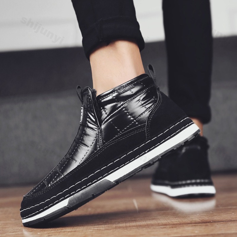 Men's Warm Thick Plush High To - Mens Fashion Winter 2025 ulasan dan harga
