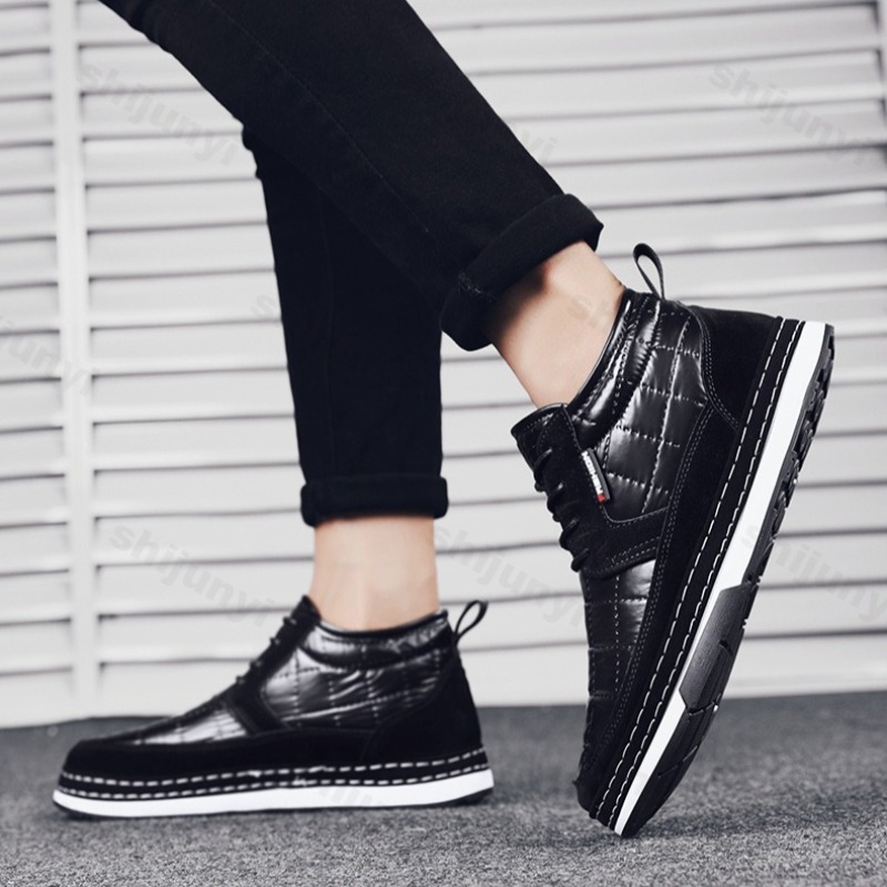 Men's Warm Thick Plush High To - Mens Fashion Winter 2025 ulasan dan harga