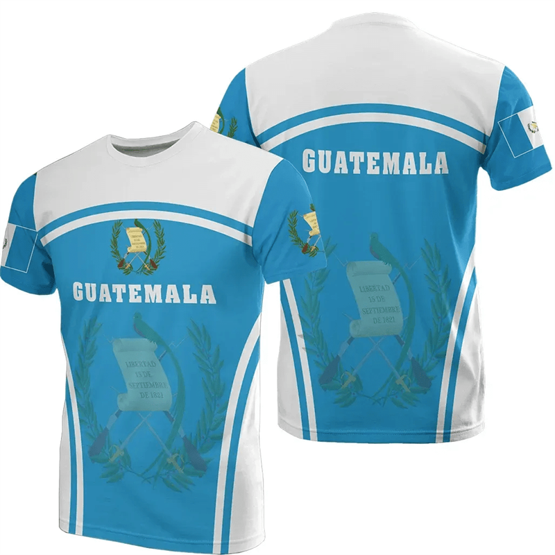 Guatemala National 3D Print T- - Men'S Fashion Guatemala ulasan dan harga