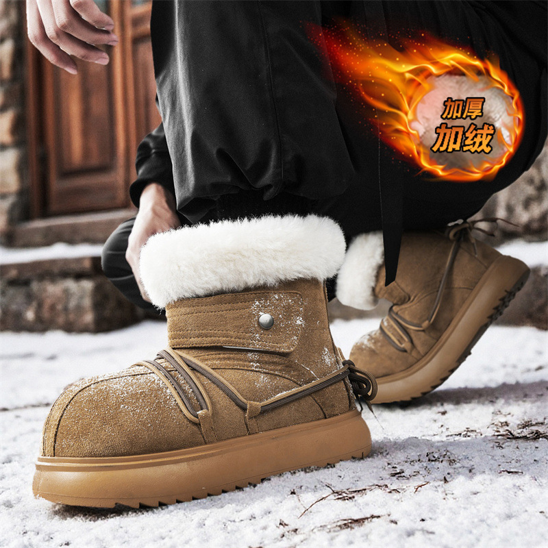 2025 New Winter Men Snow Boots - Mens Fashion Winter 2025 ulasan dan harga