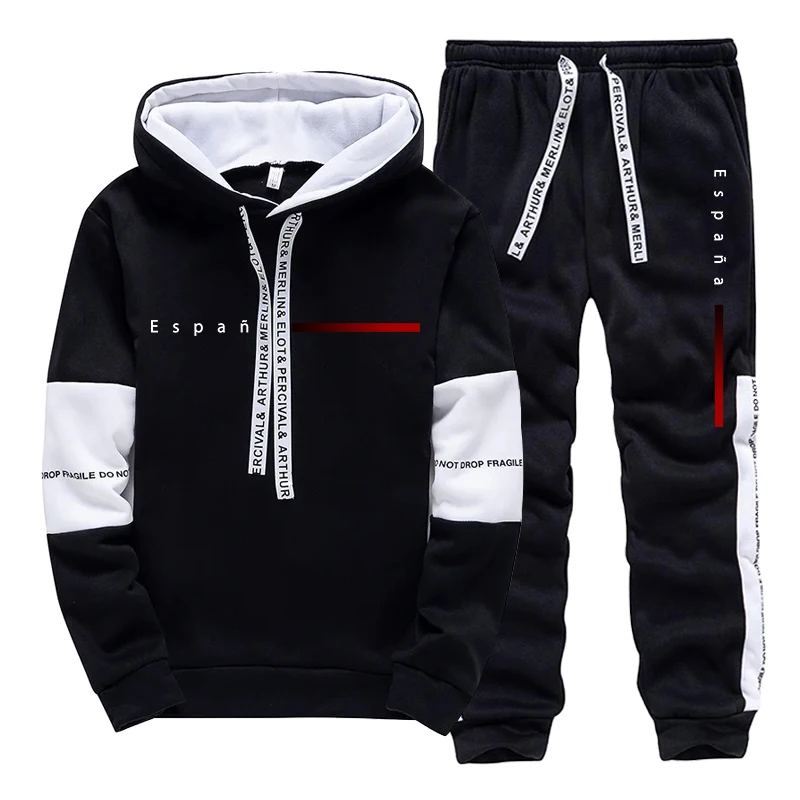 Spain Fashion Men's Set Hooded - Mens Fashion Suits ulasan dan harga