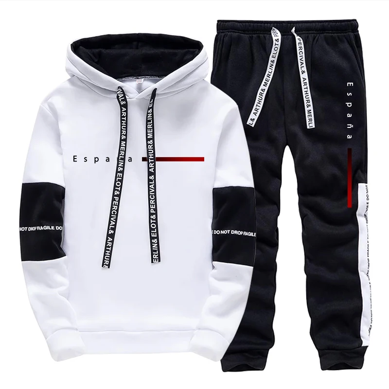 Spain Fashion Men's Set Hooded - Mens Fashion Suits ulasan dan harga