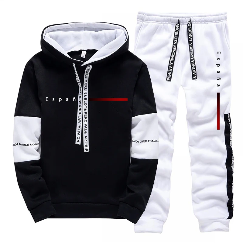 Spain Fashion Men's Set Hooded - Mens Fashion Suits ulasan dan harga