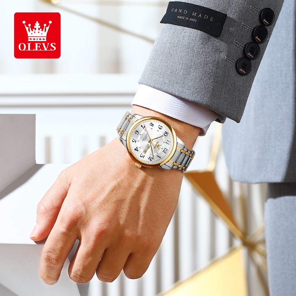 OLEVS Casual fashion men's wat - Mens Fashion Week ulasan dan harga