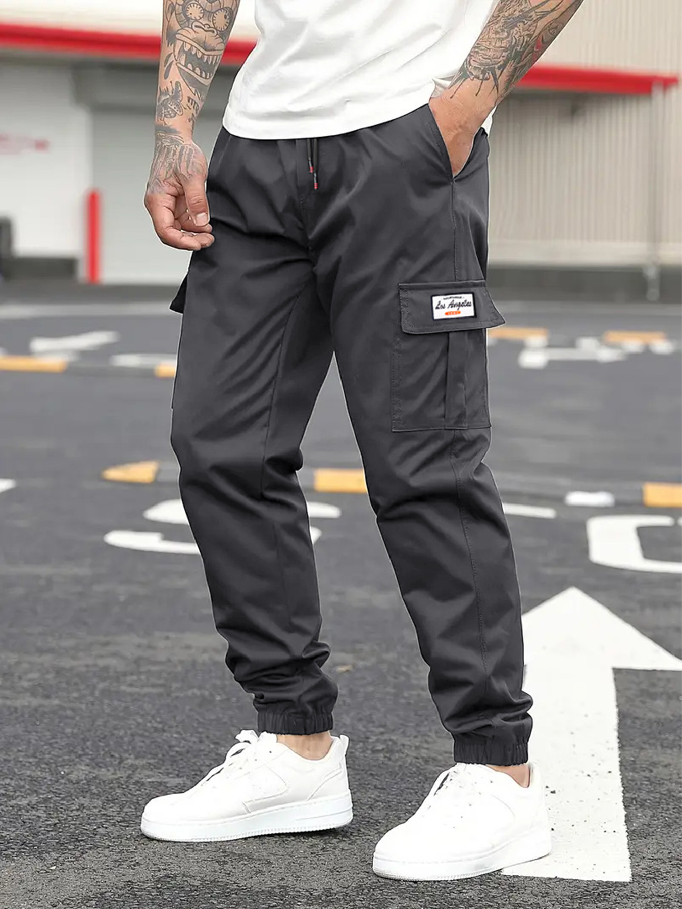 Men's Cargo Pants Sweatpants O - Cargo Jogger Pants ulasan dan harga