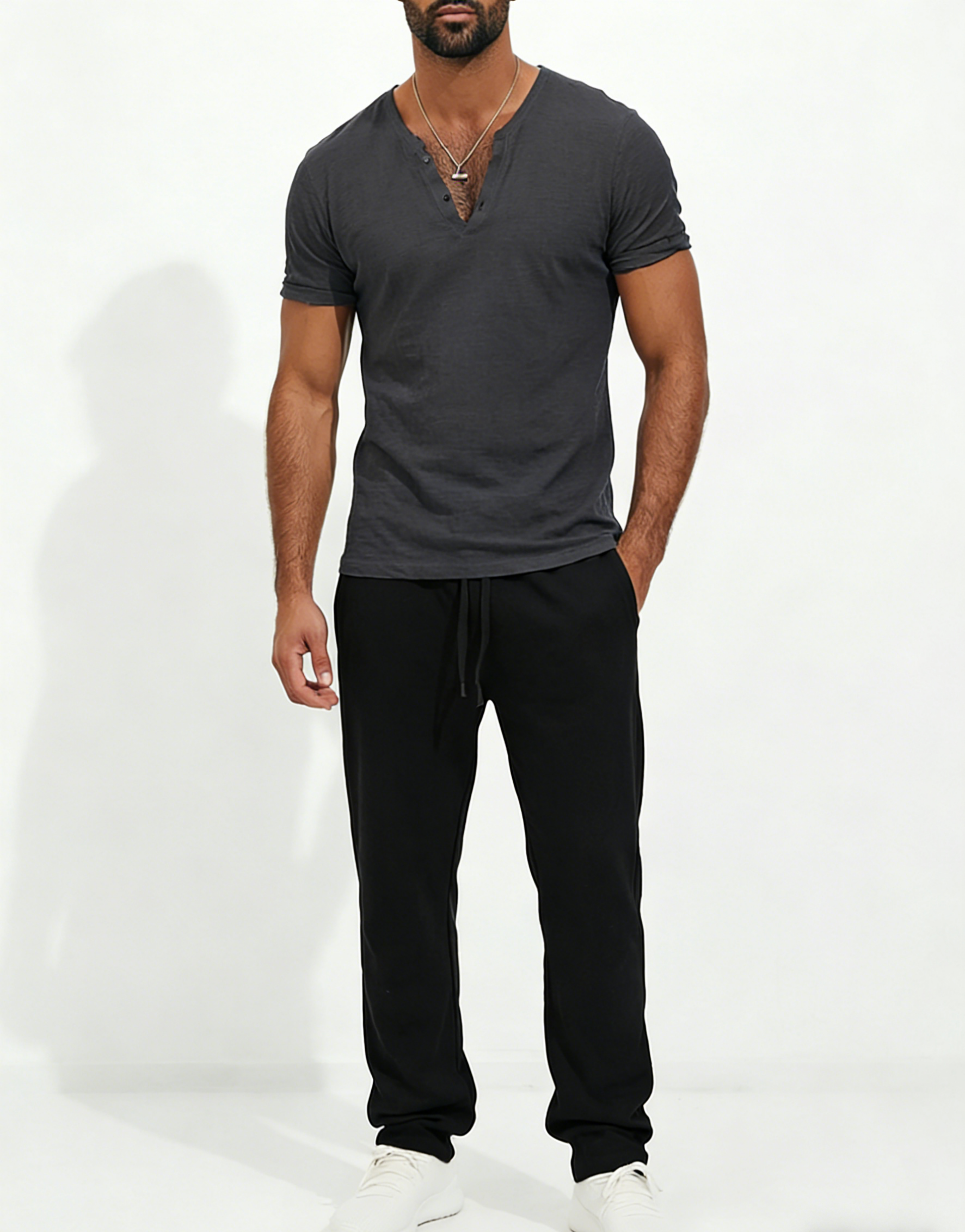 Men's summer suit, fashionable - Mens Fashion Suits ulasan dan harga