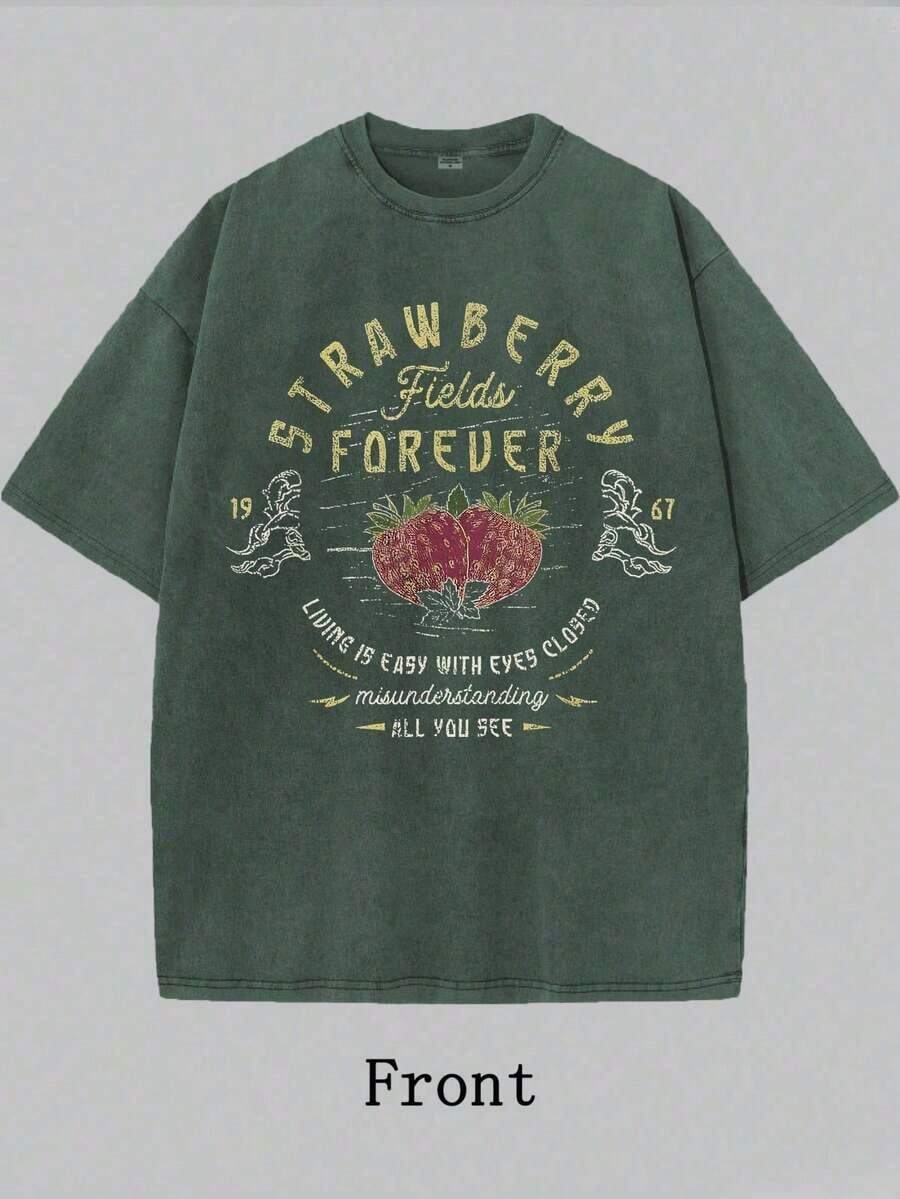 Vintage Oversized Graphic Tee  - Graphic Tee Oversized ulasan dan harga