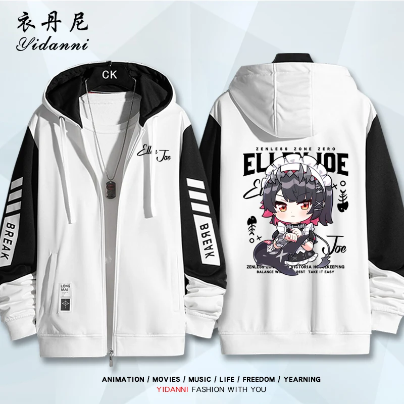2025 NEW gAME Zenless Zone Zer - Men'S Fashion Zipper Hoodie ulasan dan harga