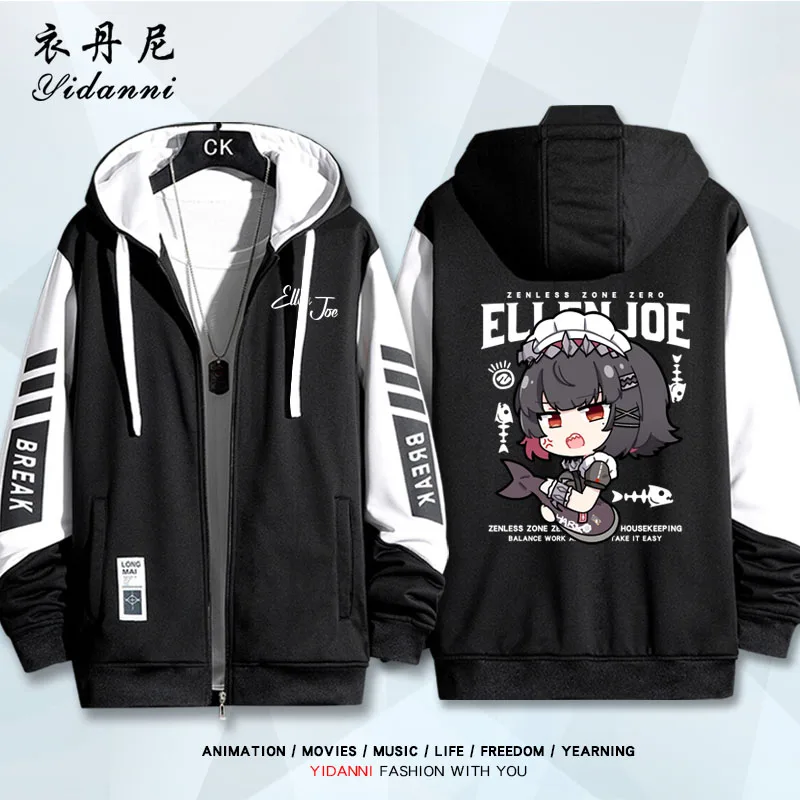 2025 NEW gAME Zenless Zone Zer - Men'S Fashion Zipper Hoodie ulasan dan harga