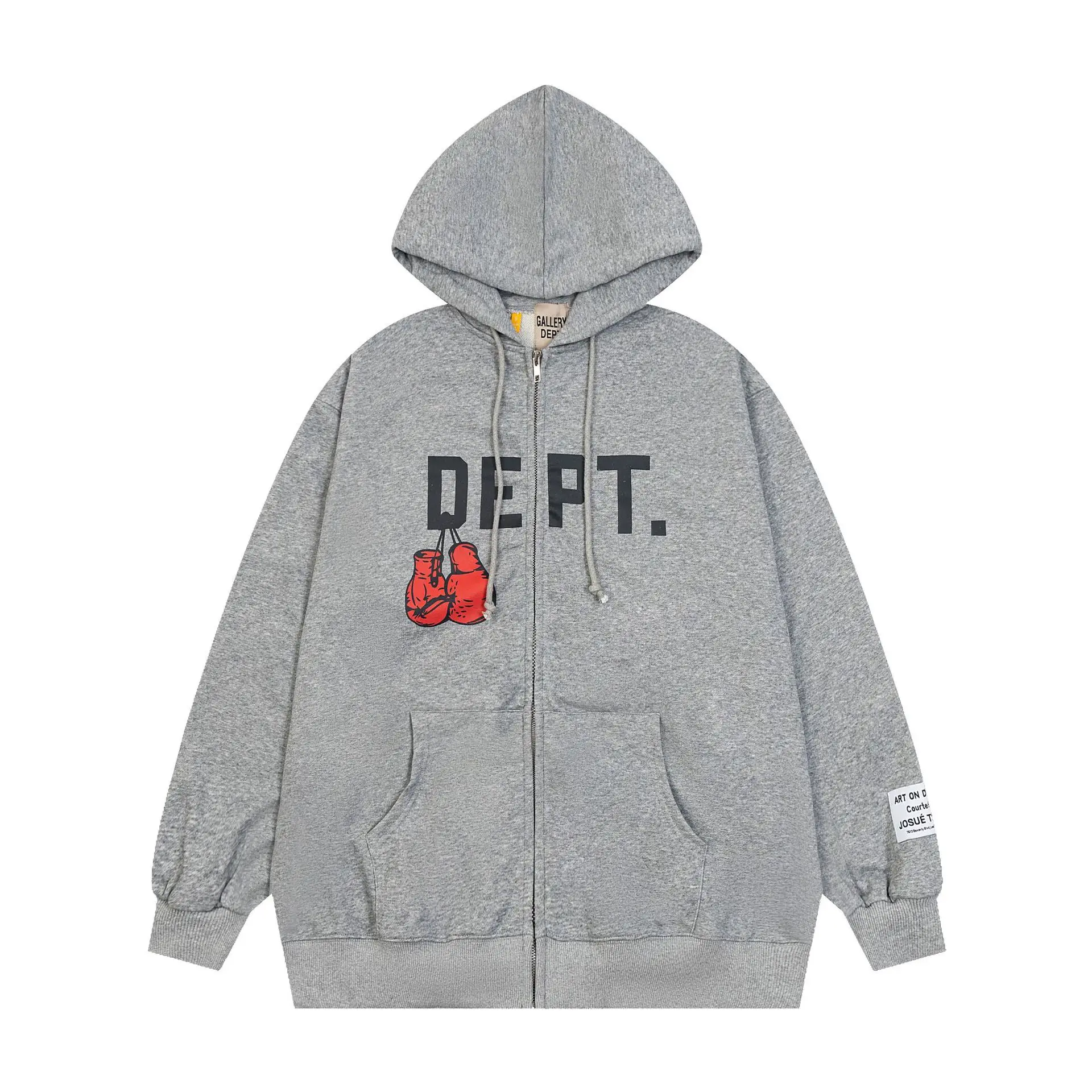 Dept Print Fashion Brand Lette - Men'S Fashion Zipper Hoodie ulasan dan harga