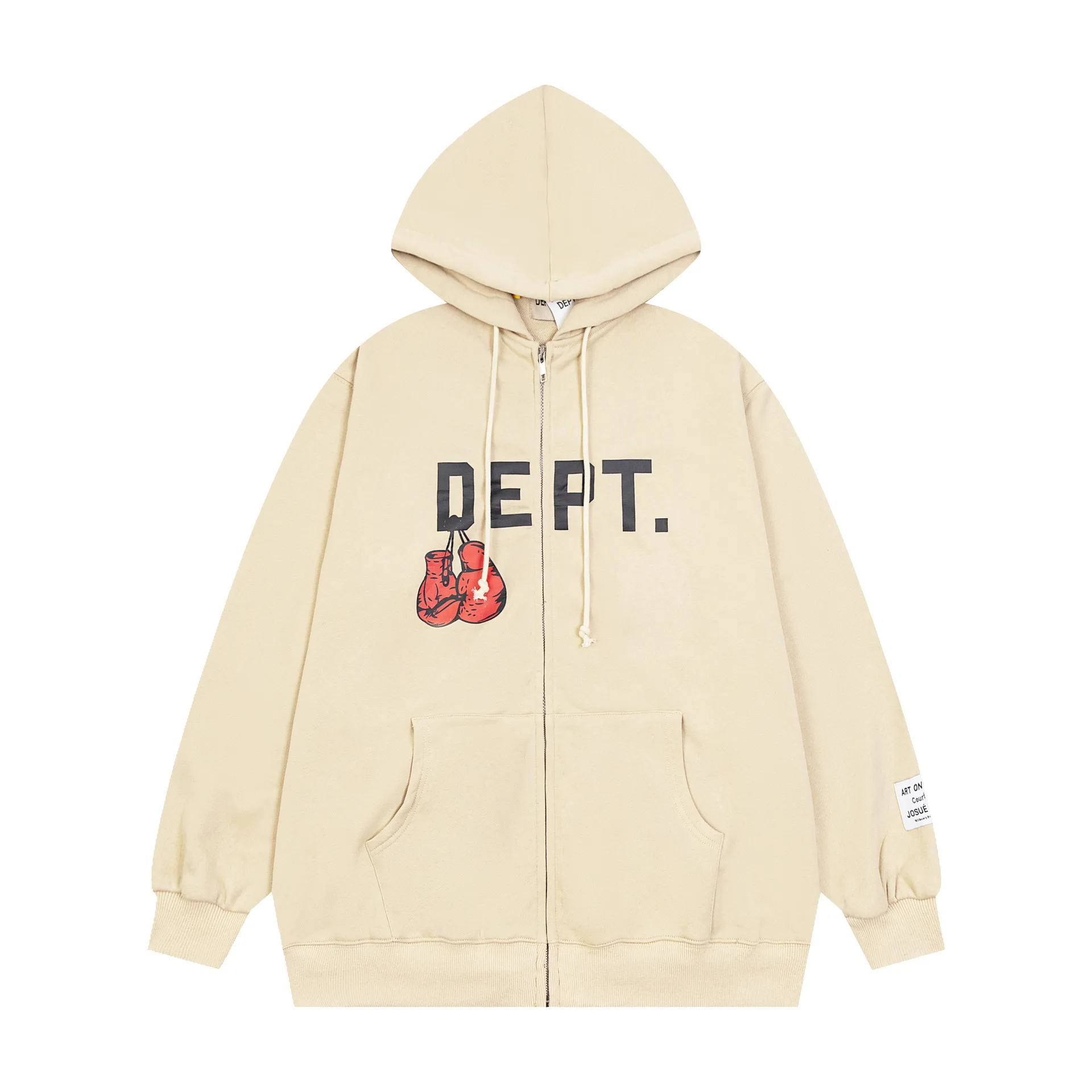 Dept Print Fashion Brand Lette - Men'S Fashion Zipper Hoodie ulasan dan harga