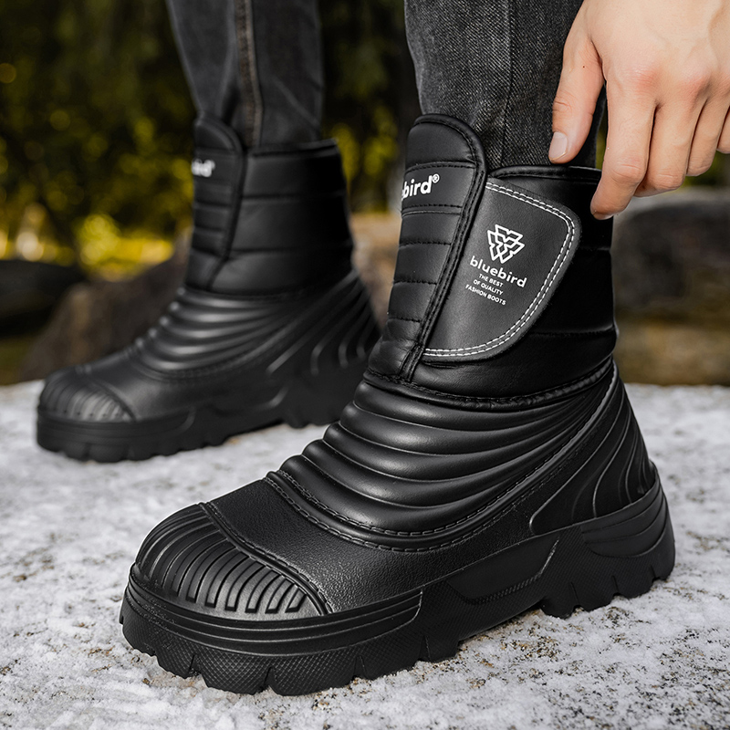 Men's snow boots winter warm p - Men'S Fashion Plus ulasan dan harga