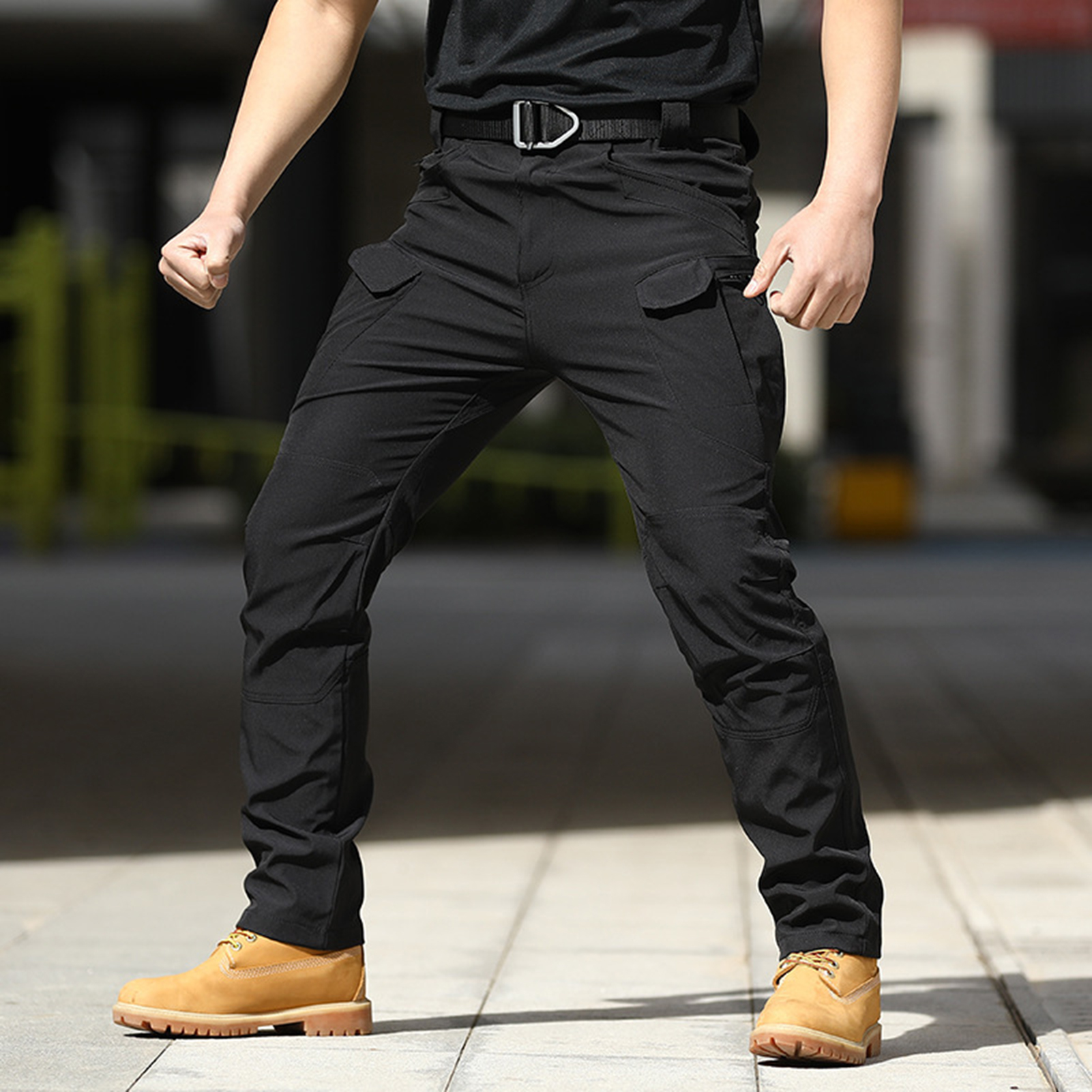 Men Camo Multi Pockets Cargo P - Cargo Jogger Pants ulasan dan harga