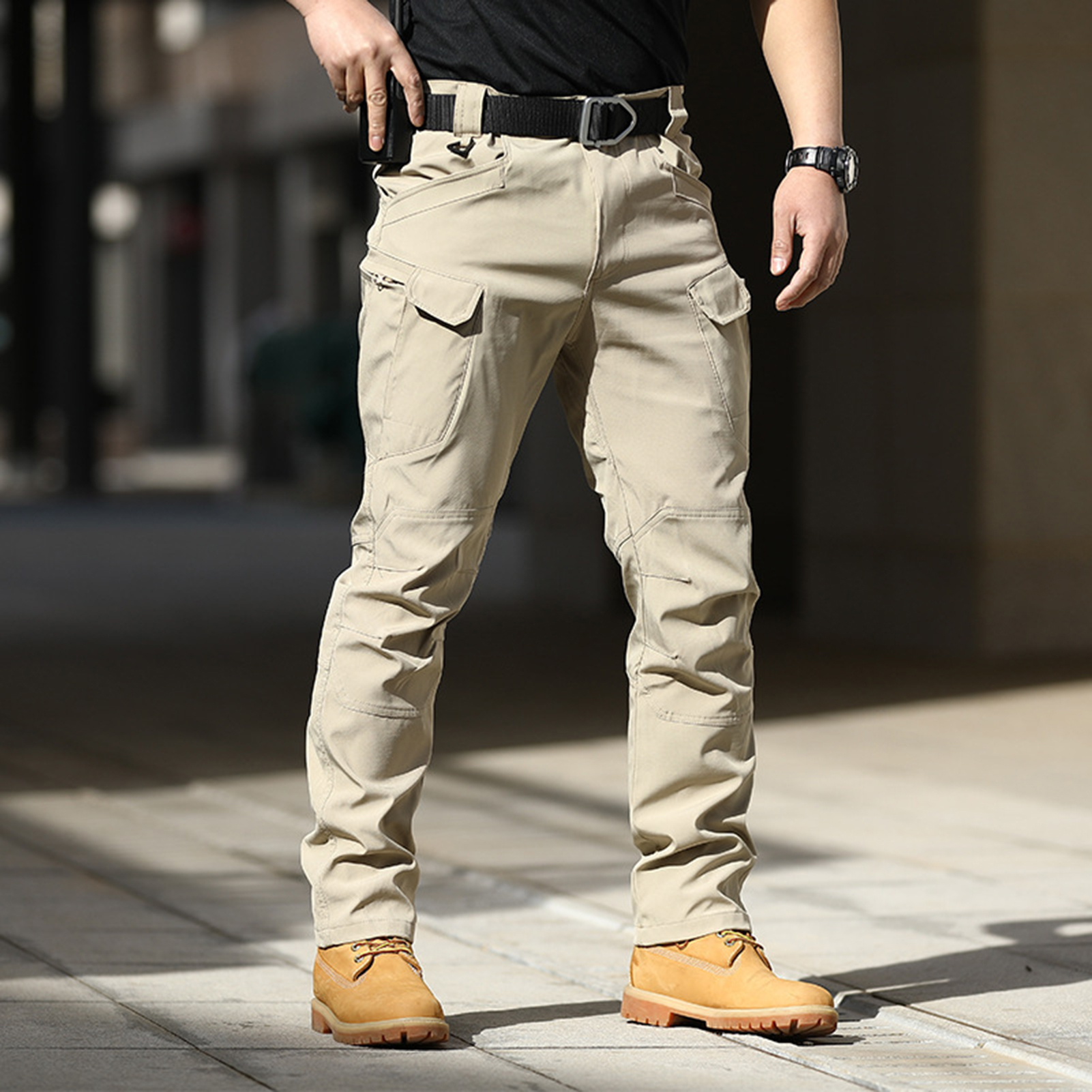 Men Camo Multi Pockets Cargo P - Cargo Jogger Pants ulasan dan harga