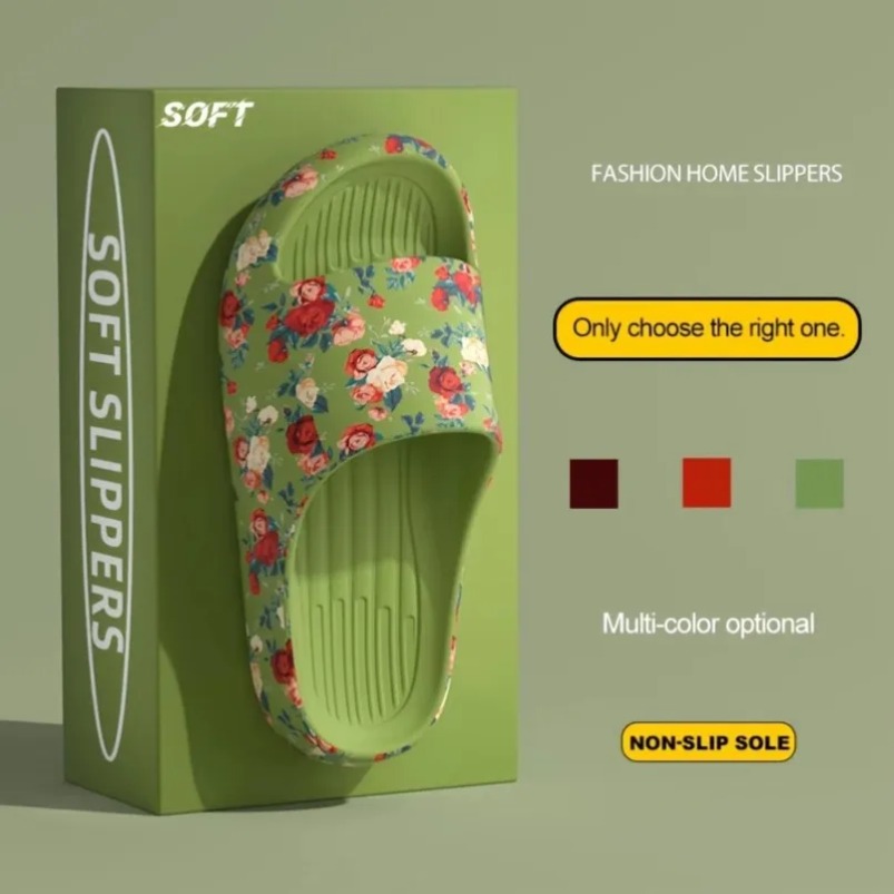 House Cloud Slippers Men Flora - Men'S Fashion Plus ulasan dan harga