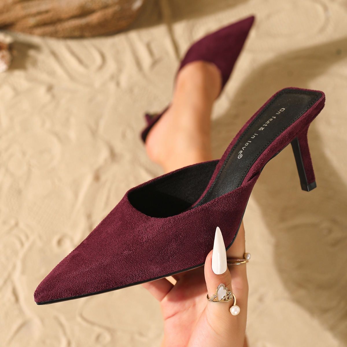 Women's fashionable suede slip - Mens Fashion Modern ulasan dan harga