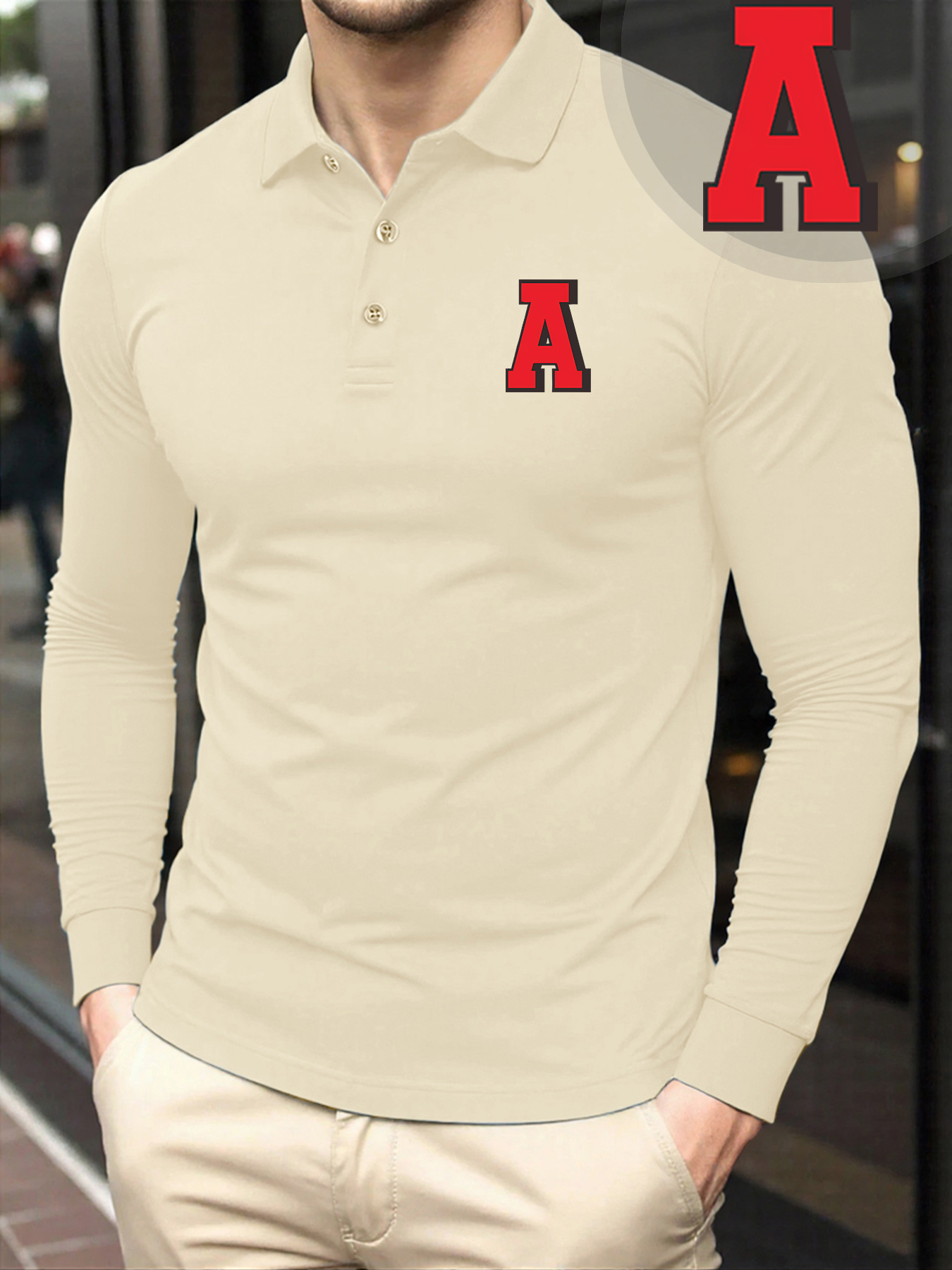 Red Letter A Creativity Prints - Men'S Fashion Golf Clothing ulasan dan harga