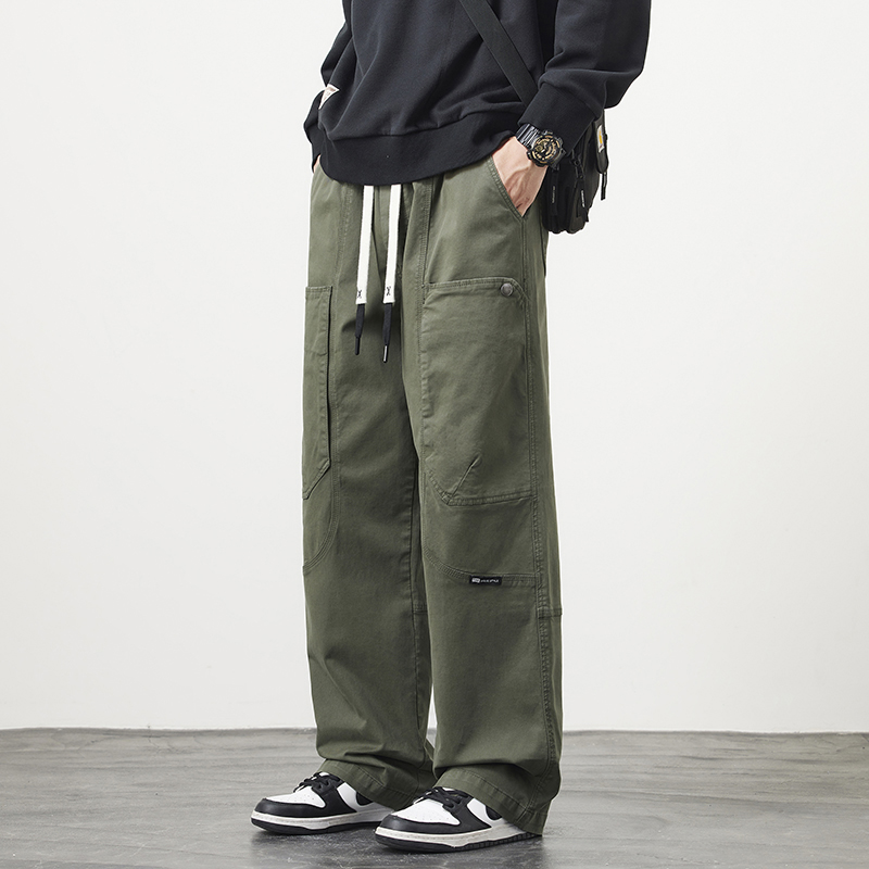 Autumn New Straight Casual Pan - Cargo Jogger Pants ulasan dan harga