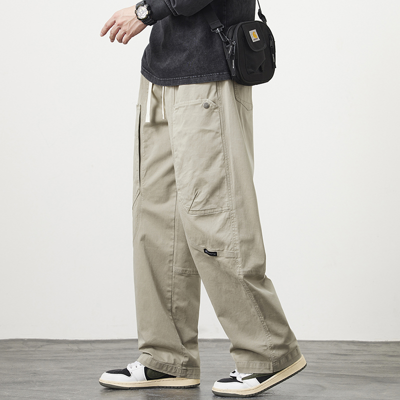 Autumn New Straight Casual Pan - Cargo Jogger Pants ulasan dan harga
